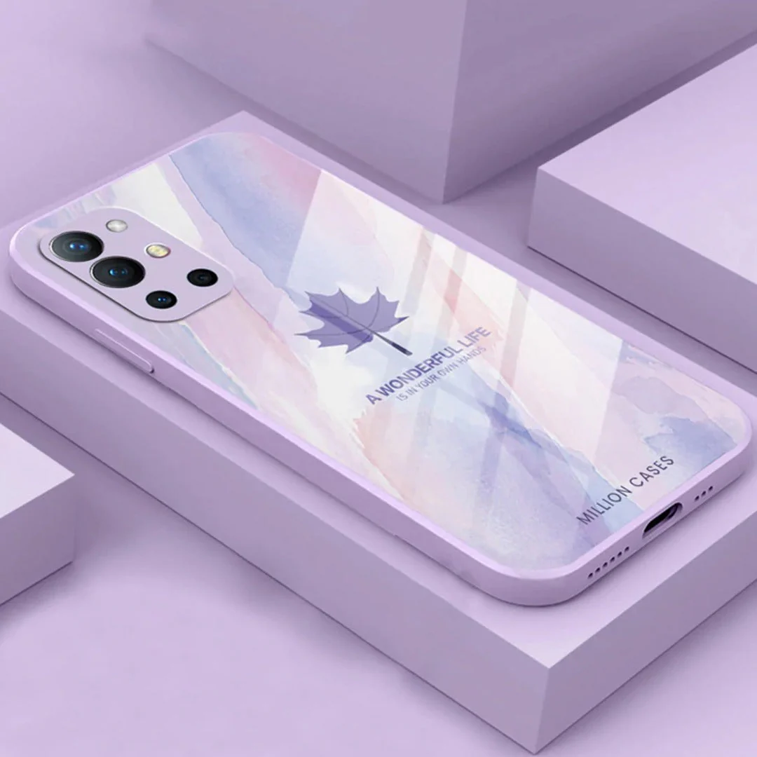 Watercolor Mapple Leaf Glass Case - OnePlus - Image 8