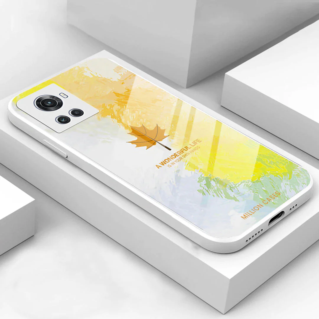 Watercolor Mapple Leaf Glass Case - OnePlus - Image 83