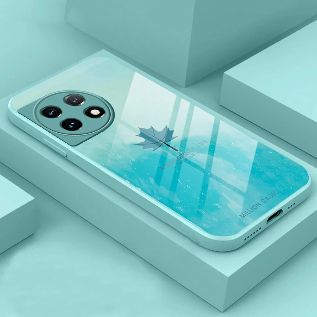 Watercolor Mapple Leaf Glass Case - OnePlus - Image 89