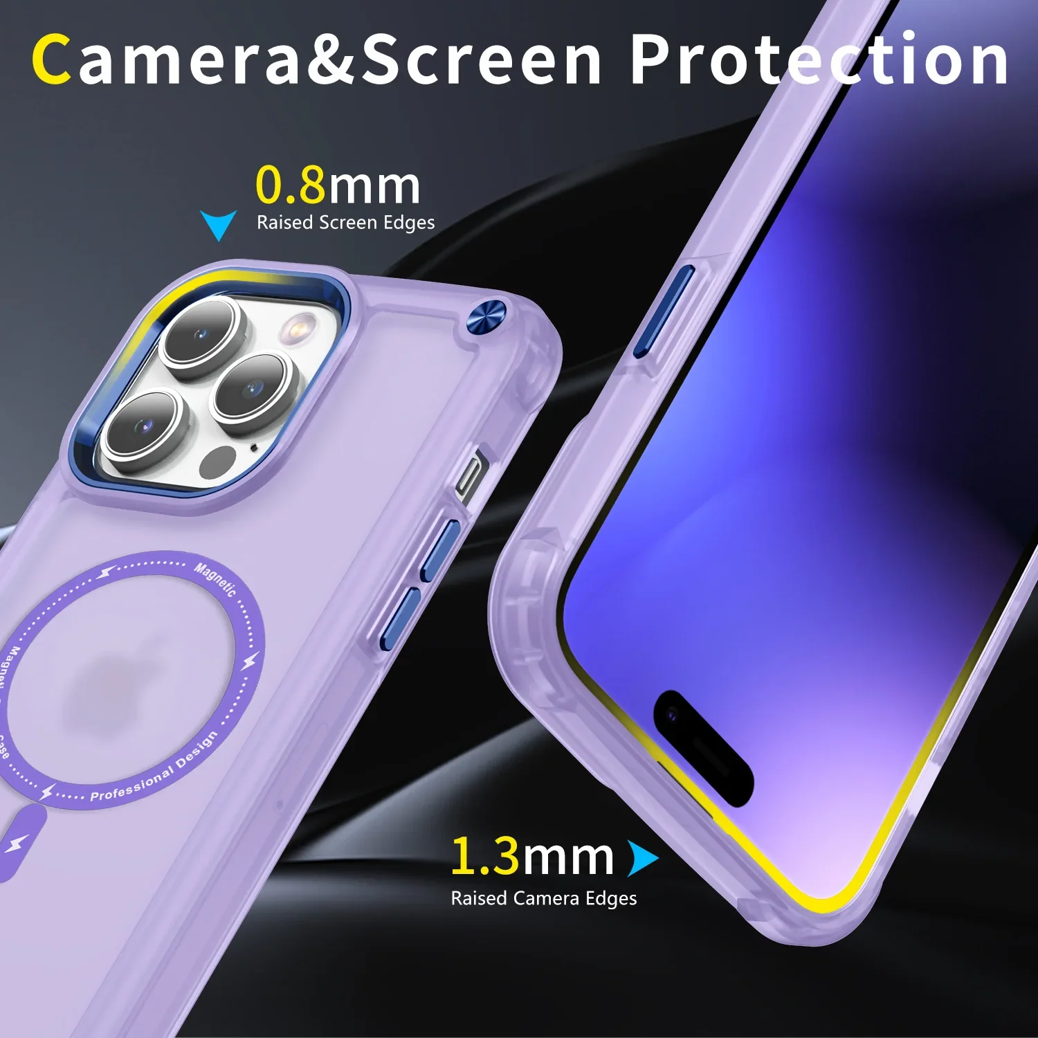 Wave Armor Matte Magsafe Shield Case - iPhone - Image 16