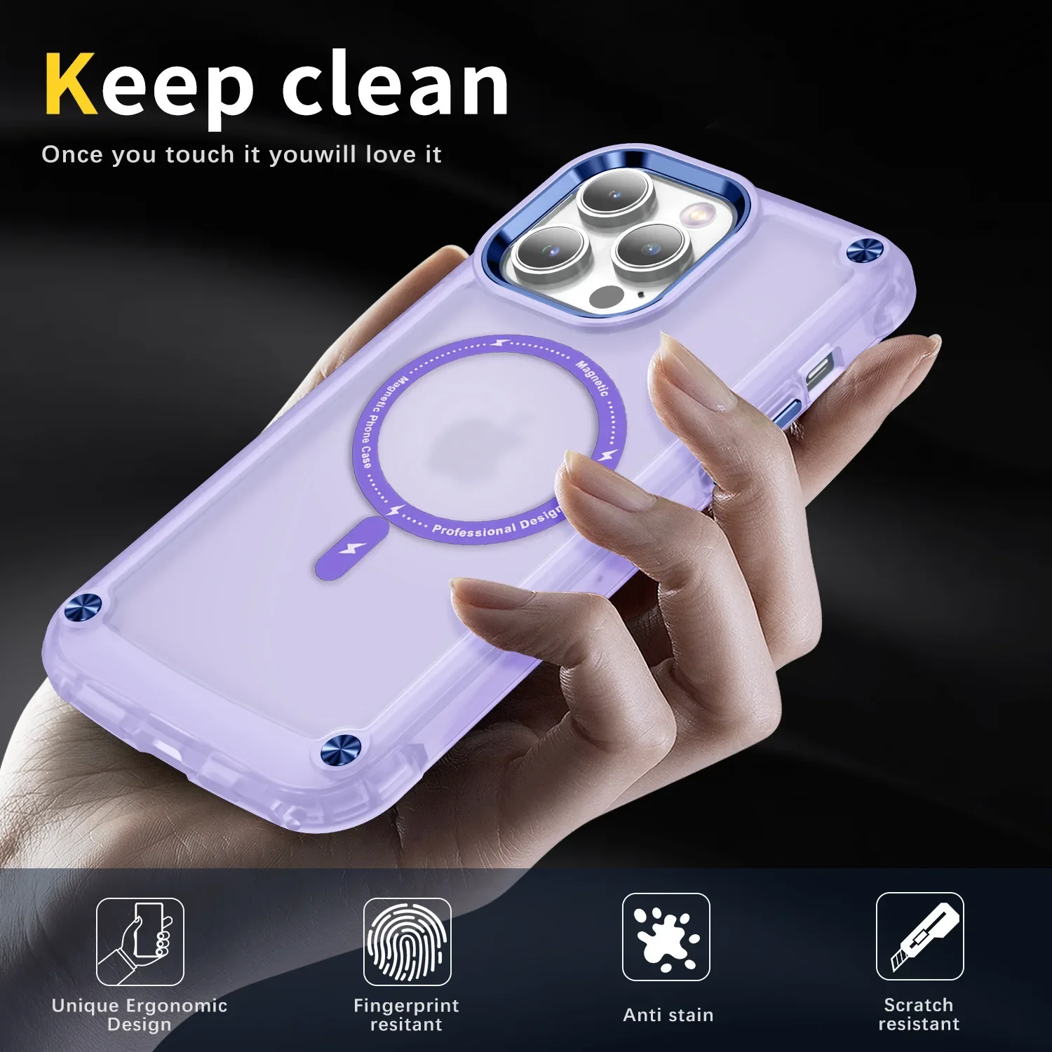 Wave Armor Matte Magsafe Shield Case - iPhone - Image 18