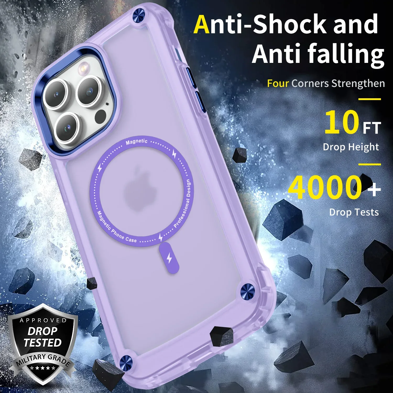 Wave Armor Matte Magsafe Shield Case - iPhone - Image 19