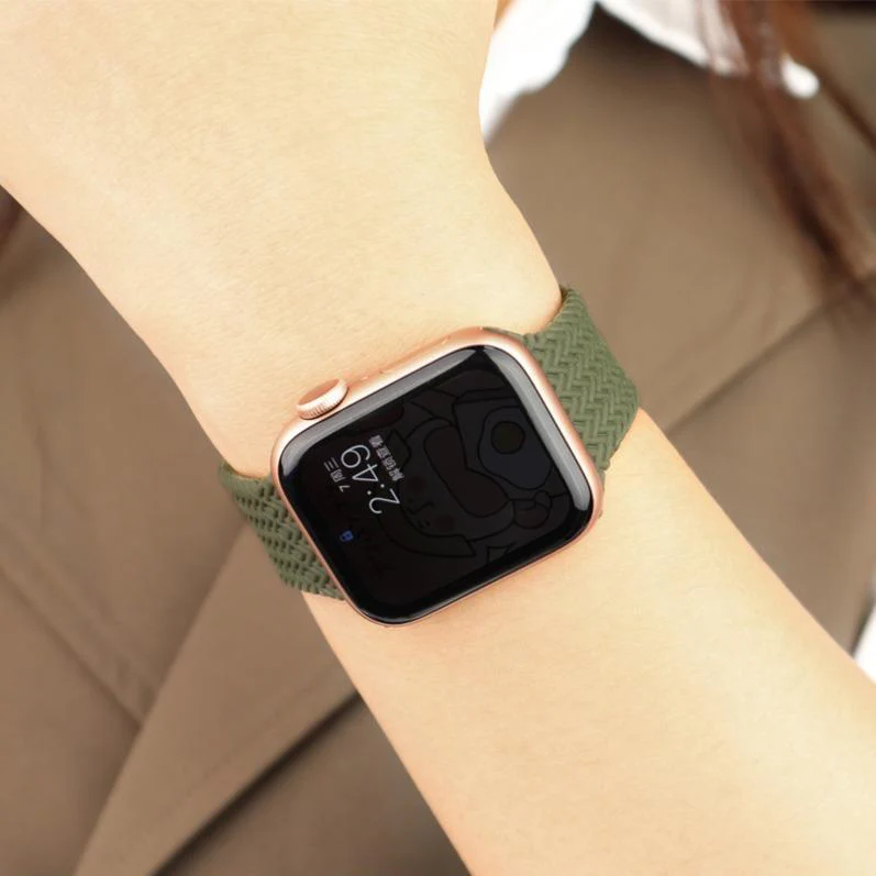 Woven Nylon Braided Solo Loop for Apple Watch - Image 2