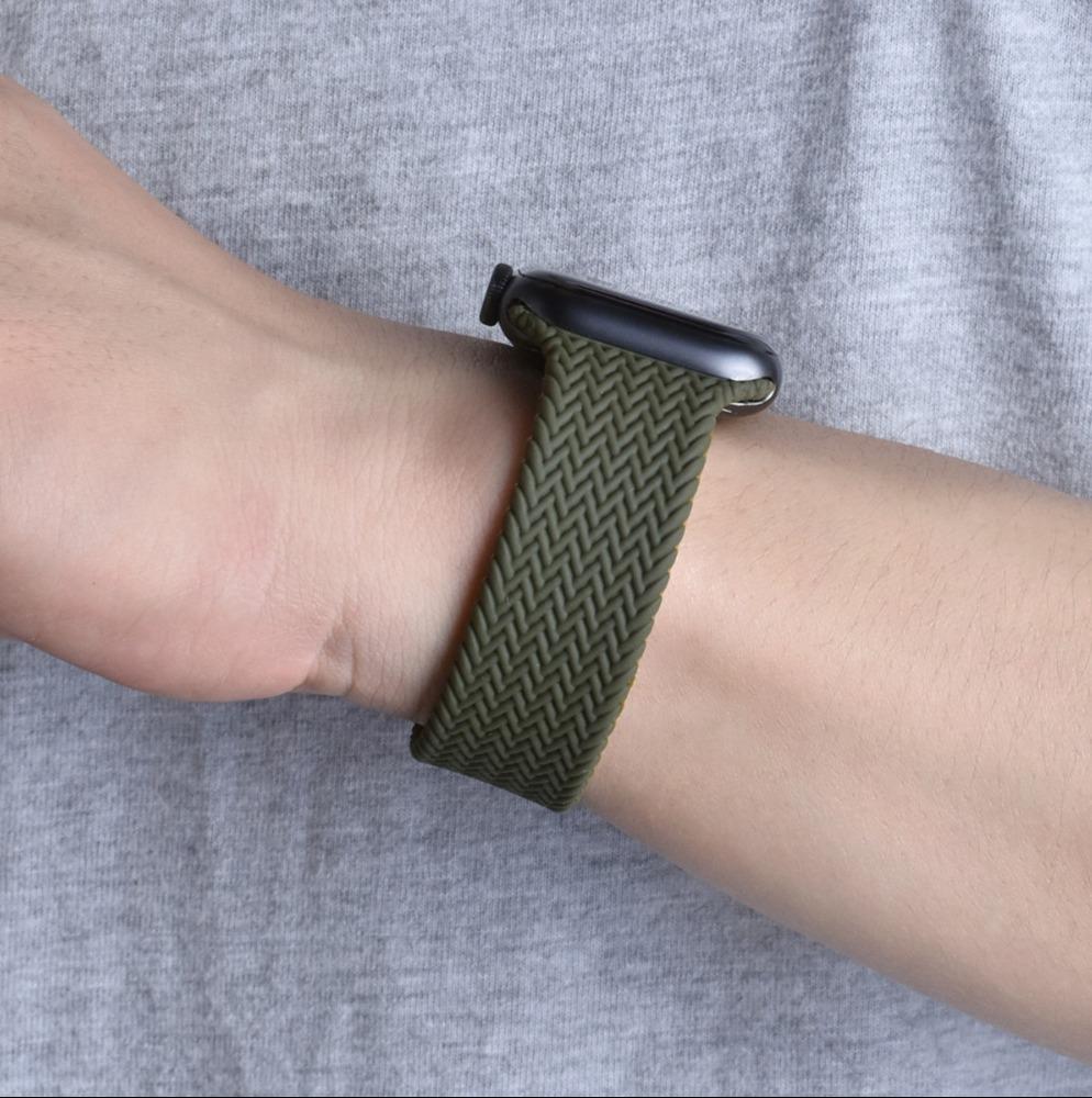 Woven Nylon Braided Solo Loop for Apple Watch - Image 4