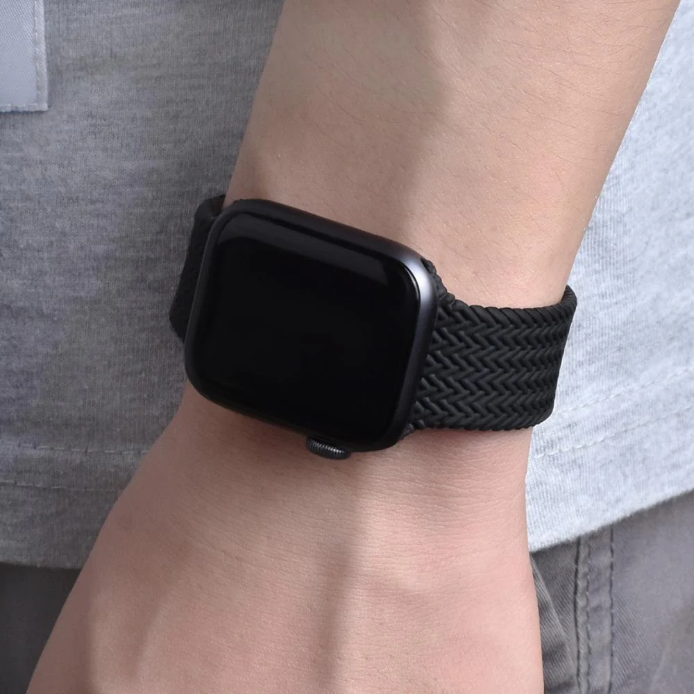 Woven Nylon Braided Solo Loop for Apple Watch - Image 6