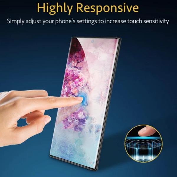 XO ® Galaxy Note 10 Tempered Glass [With In-Display Fingerprint Sensor] - Image 5