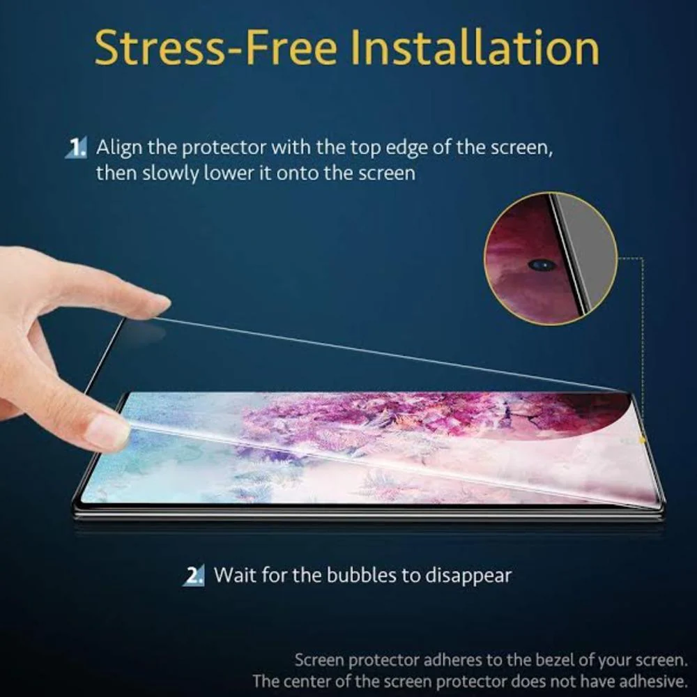 XO ® Galaxy Note 10 Plus Tempered Glass [With In-Display Fingerprint Sensor] - Image 9